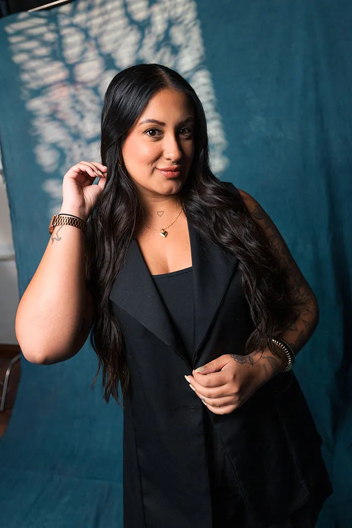 Retrato de Nadine Toledo, Produtora